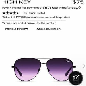 Quay High Key Sunglasses